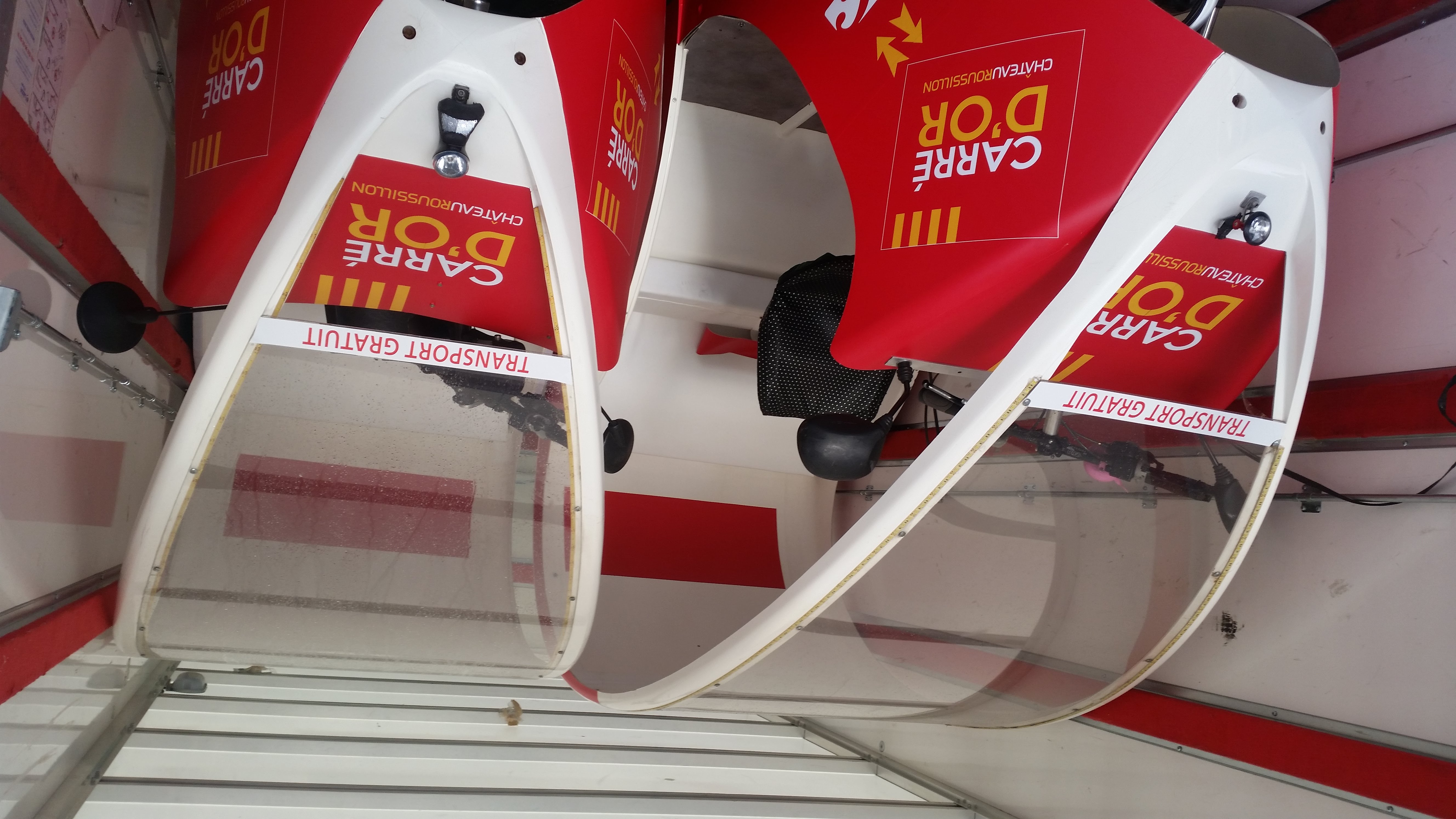 Centre commercial Carré d'Or Perpignan Location d'un vélo taxi