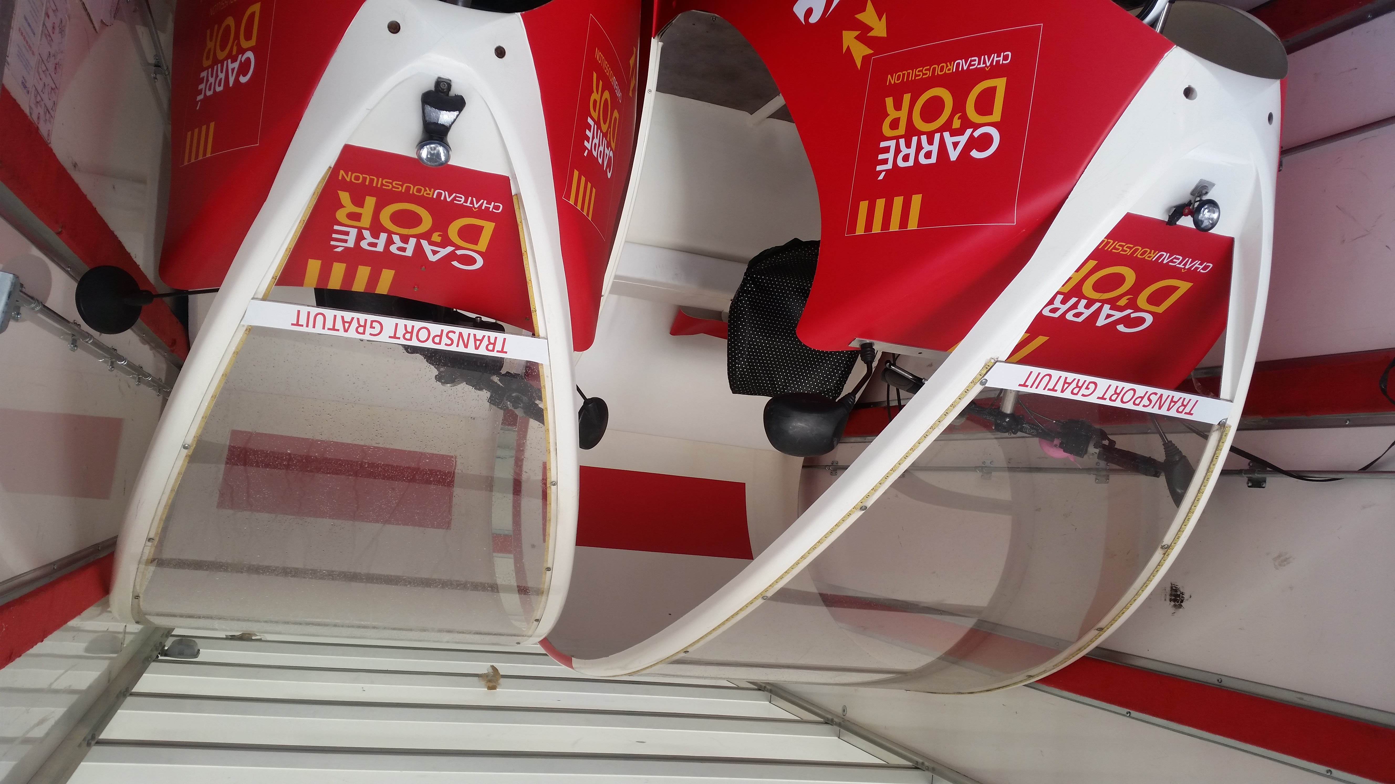 Centre commercial Carré d'Or Perpignan Location d'un vélo taxi