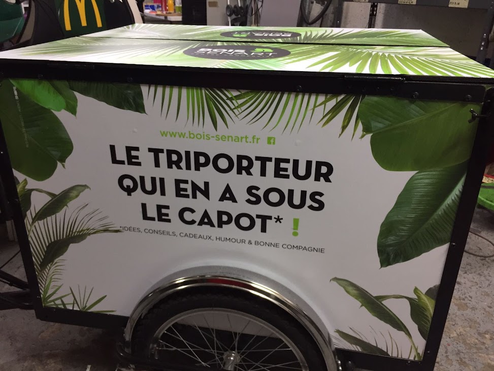 Vente de Triporteur pour le Centre Commercial Bois Sénart