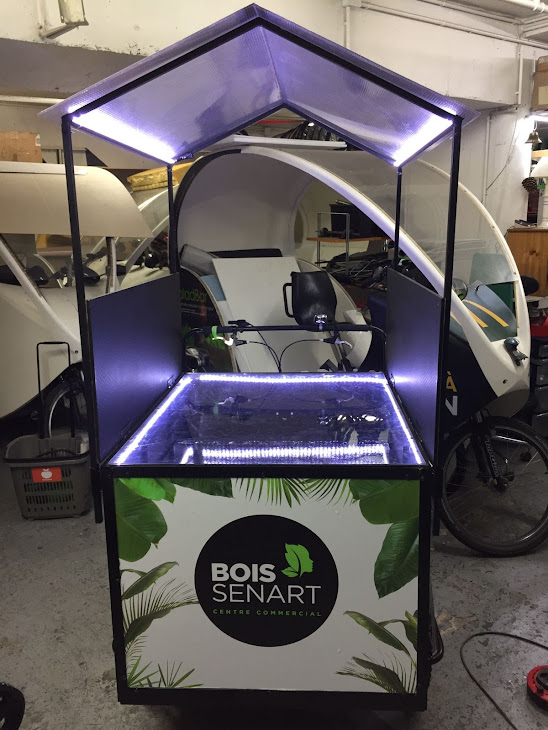 Vente de Triporteur pour le Centre Commercial Bois Sénart