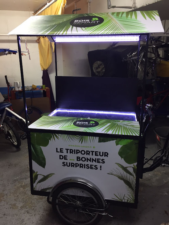 Vente de Triporteur pour le Centre Commercial Bois Sénart