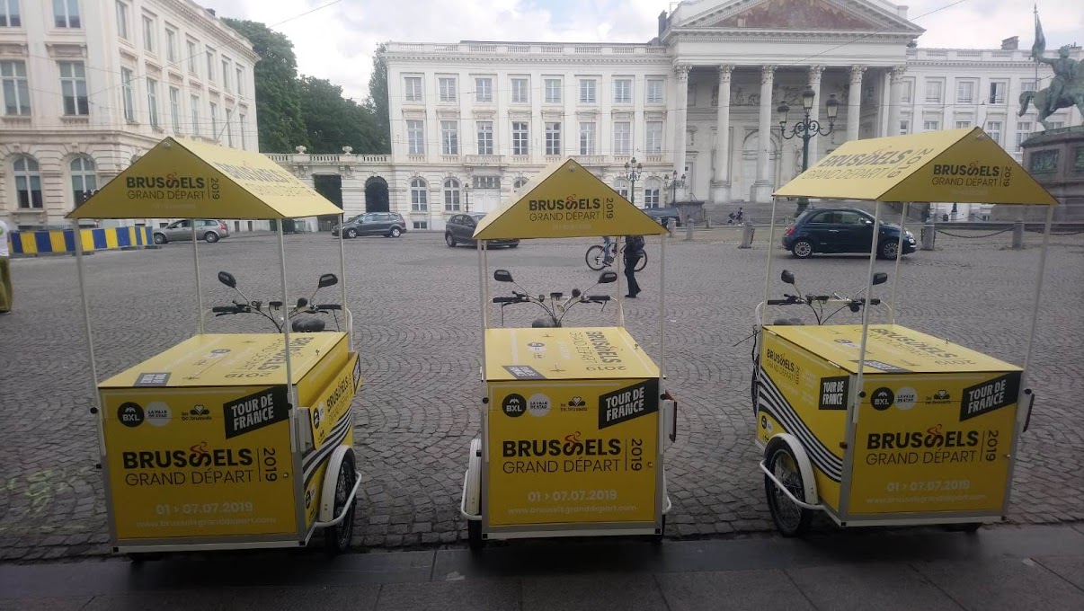 Triporteurs KV5 pour Visit Brussels - Tour de France 2019