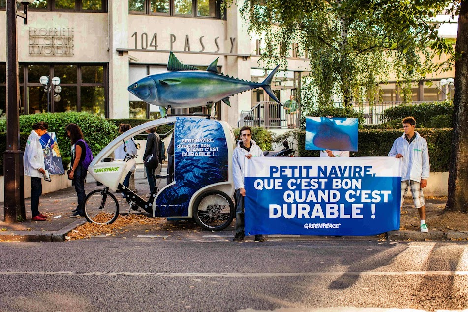 Greenpeace – Opération Triporteur Cargo - Sept. 2014