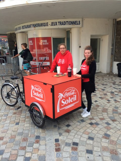 Coca Cola location d'un  triporteur 510