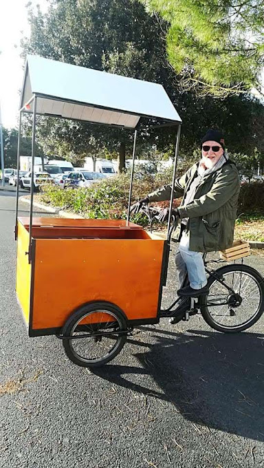 Location Triporteur 510 KV Bois & Remorque Publicitaire (Élections Municipales 2019/2020)