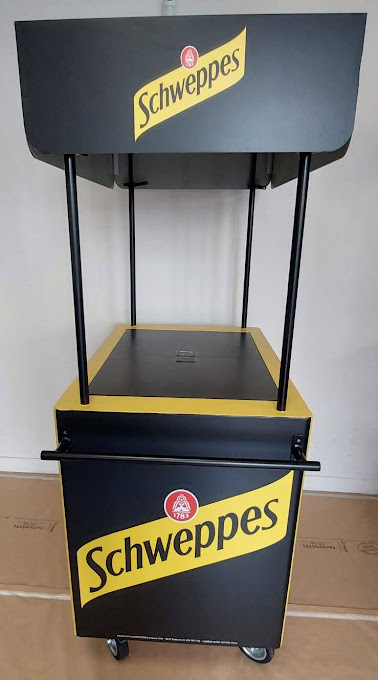 Fabrication de Chariots « Rolling Bar » pour Schweppes