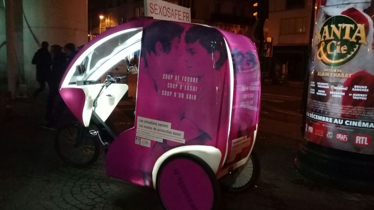 Journée Mondiale SIDA : Opération de Prévention SexoSafe dans le Marais (1er Décembre 2017)