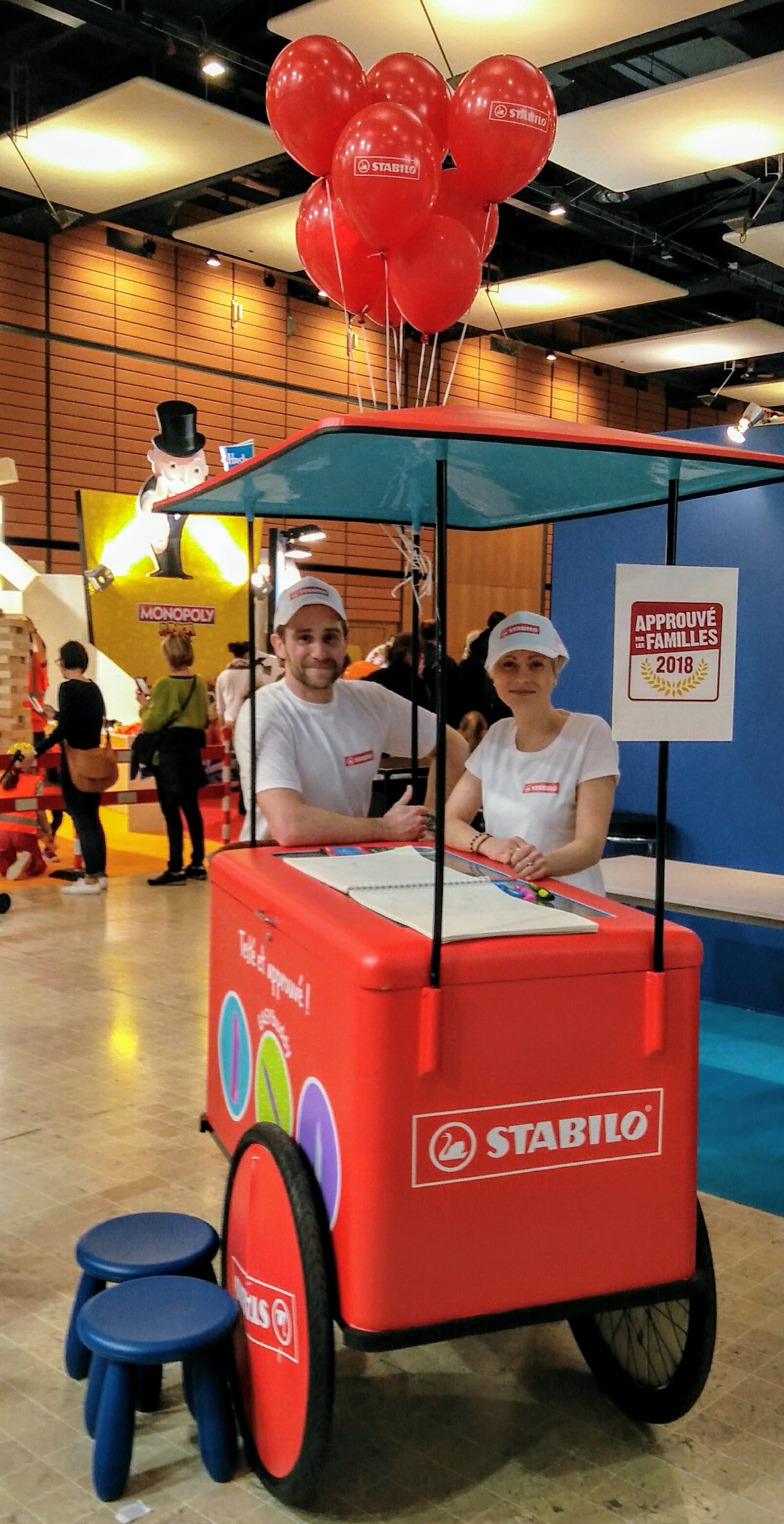 Stabilo location d'un pousse pousse