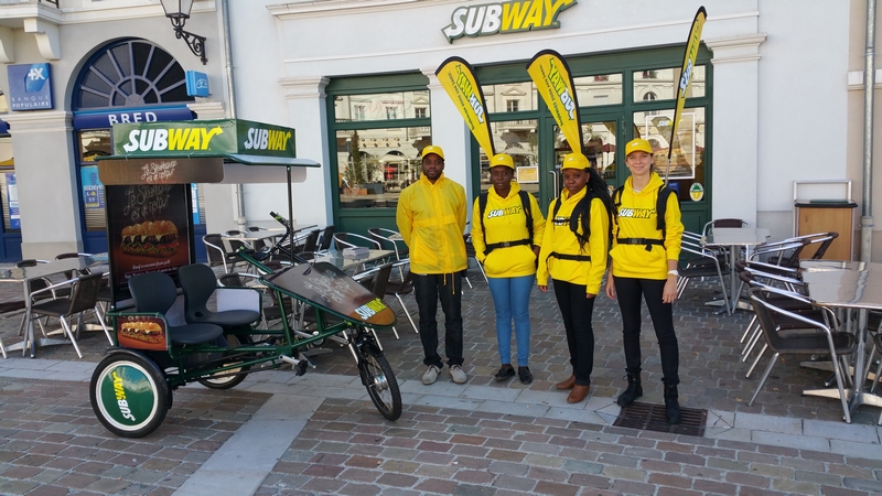 Opération Publicitaire Subway 3 Rosalies