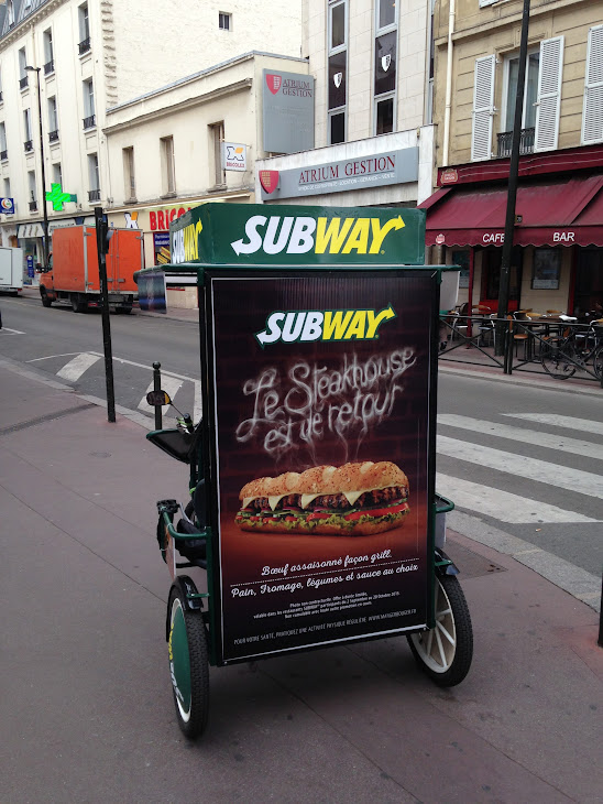 Opération Publicitaire Subway 3 Rosalies