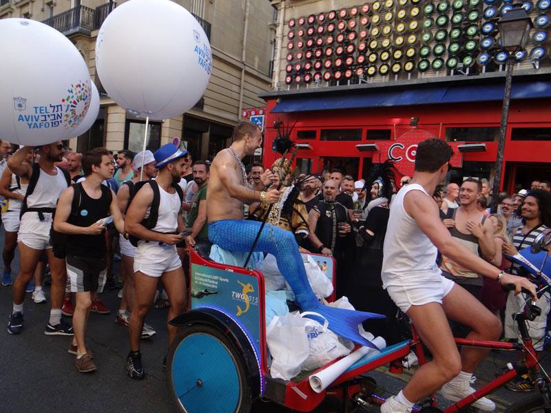 Watergames Tel Aviv sur la Gay Pride de Paris
