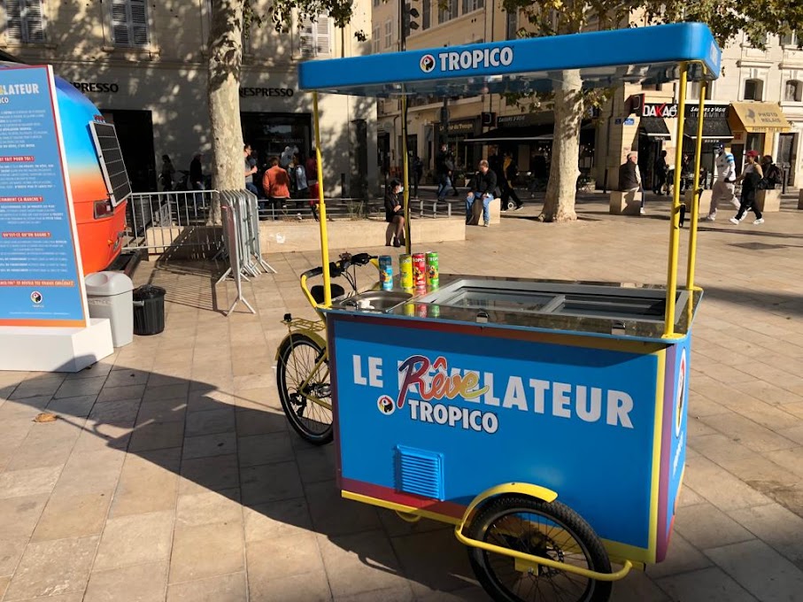 Location Triporteur Glaces 170L KV pour Tropico