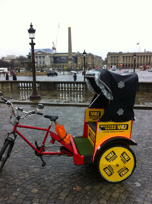 Campagne Pub Western Union à Vélo