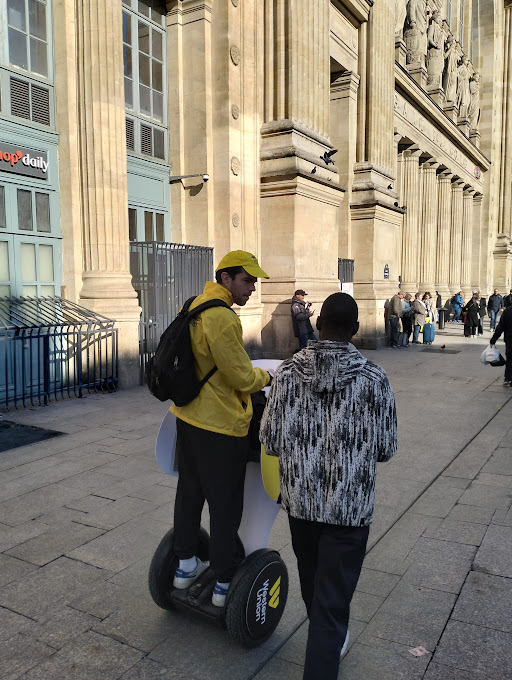 Opération Western Union en Segway